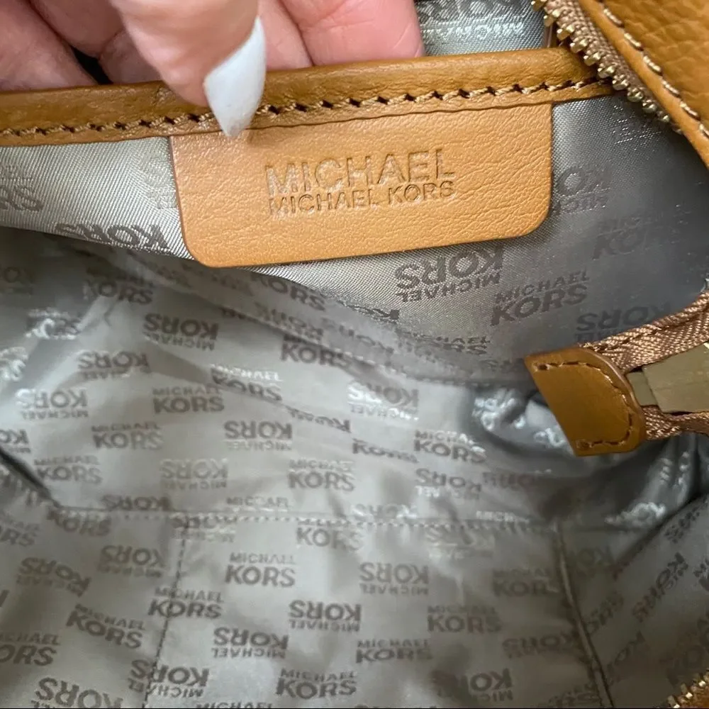 Michael Kors tan/brown satchel butter soft leather